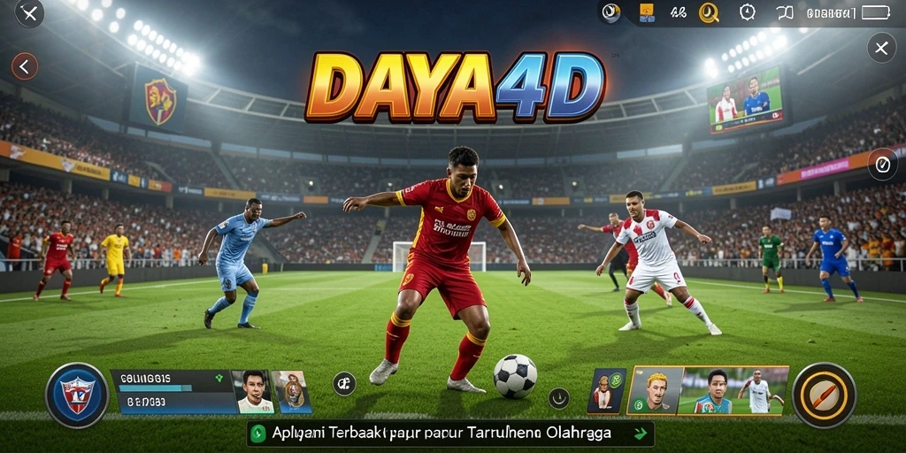 Tampilan screenshot utama <strong>DAYA4D</strong> menampilkan berbagai opsi taruhan olahraga yang menarik.