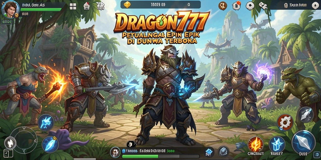 Gameplay seru dalam dunia terbuka di DRAGON777.