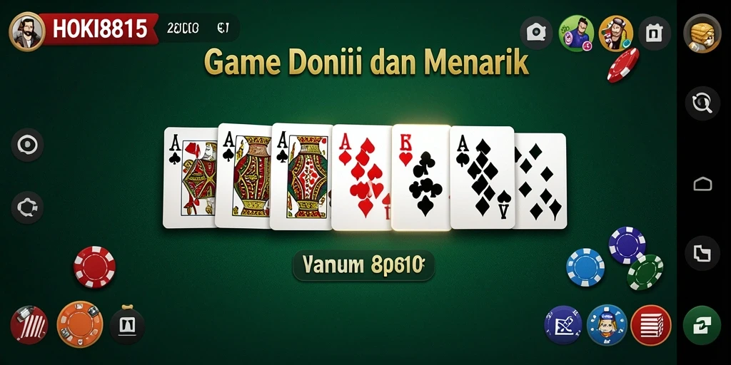 Screenshot utama dari gameplay HOKI8815 yang seru dan interaktif.