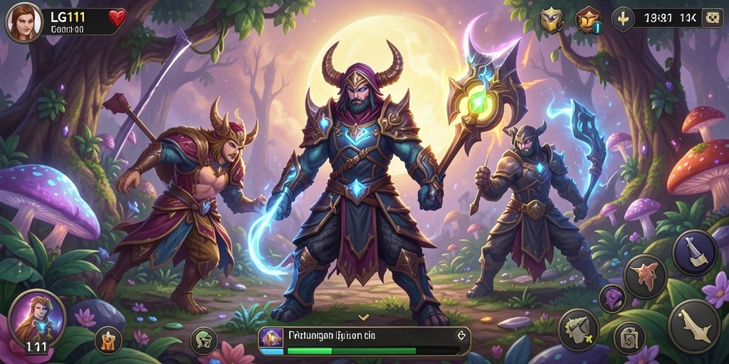 Tampilan gameplay LG111 yang penuh aksi dan petualangan.
