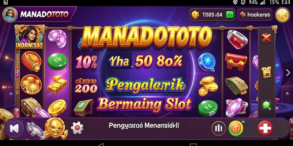Screenshot gameplay MANADOTOTO yang menampilkan momen menarik saat bermain Slot.