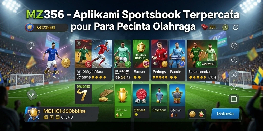 Tampilan menarik dari gameplay aplikasi Sportsbook MZ356.