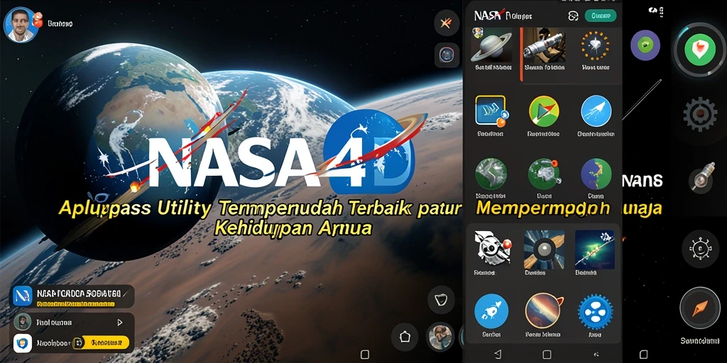 Tampilan aplikasi NASA4D yang memudahkan pengelolaan aktivitas.