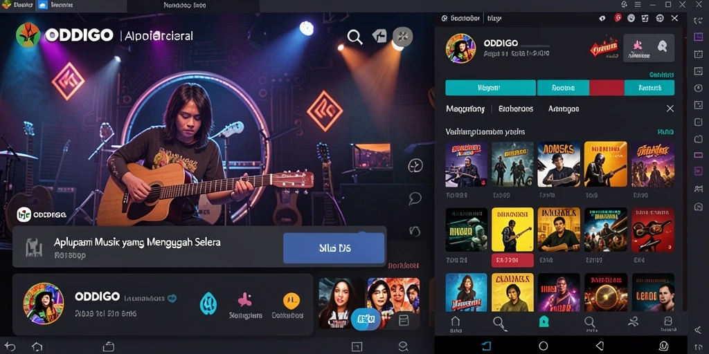 Screenshot ODDIGO menampilkan gameplay interaktif yang seru.