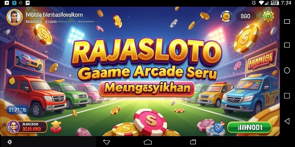 Tampilan gameplay seru dari RAJASLOTO yang mengasyikkan.