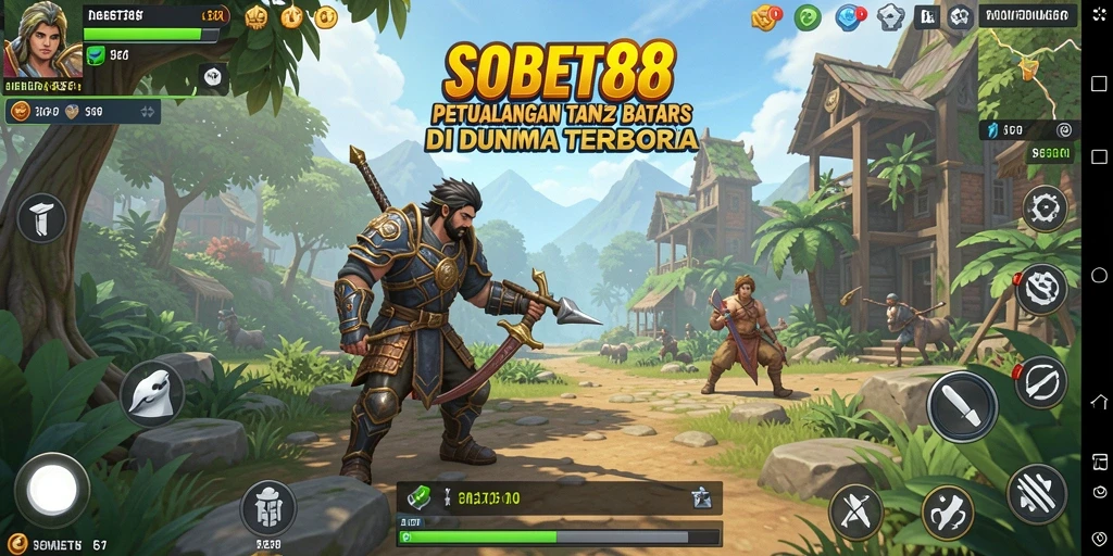 Gameplay SOBET88 yang menampilkan petualangan mendalam di dunia terbuka.