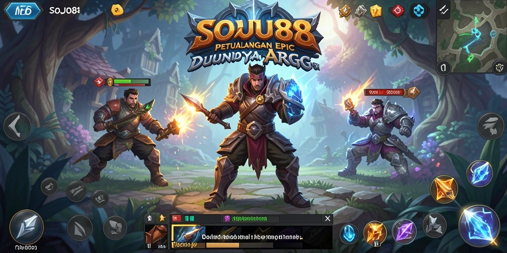 Tampilan gameplay SOJU88 yang mendebarkan dan penuh aksi.
